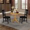 International Concepts 42 in. Dual Drop Leaf Table with 2 Splat Back Dining Chairs - 3 Piece Dining Set K04-42DP-C46-10P - alternate 2